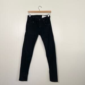 Rag & Bone • Fit 1 Rinse Wash Black Skinny Jeans